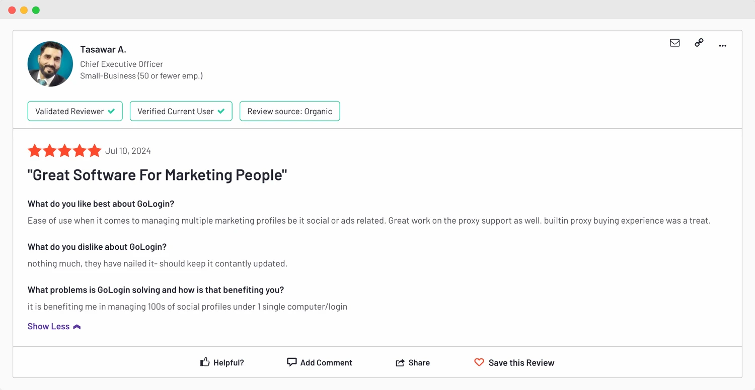 gologin reviews