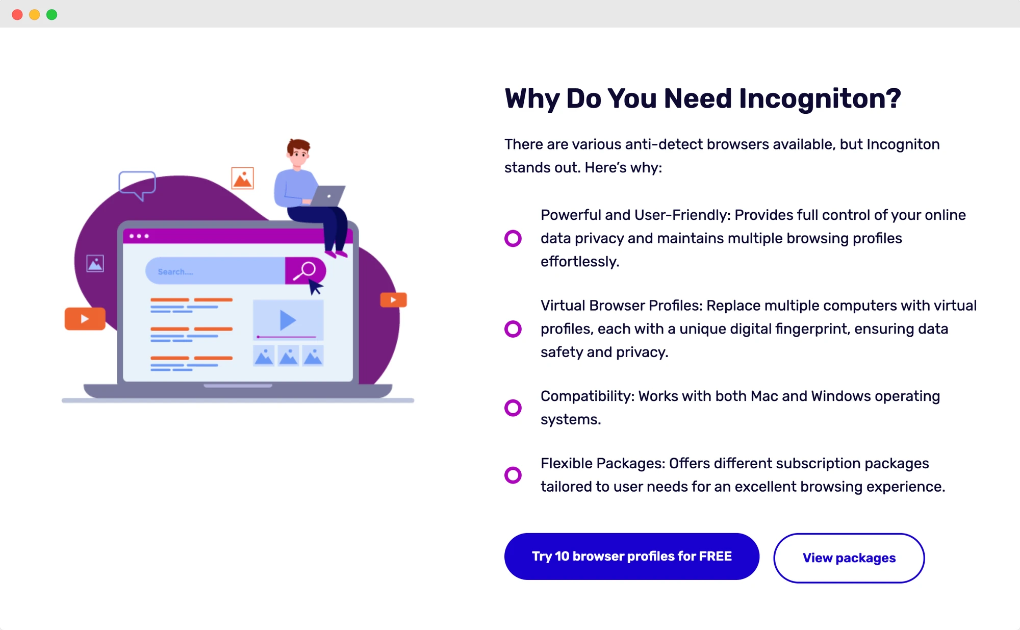 Incogniton browser